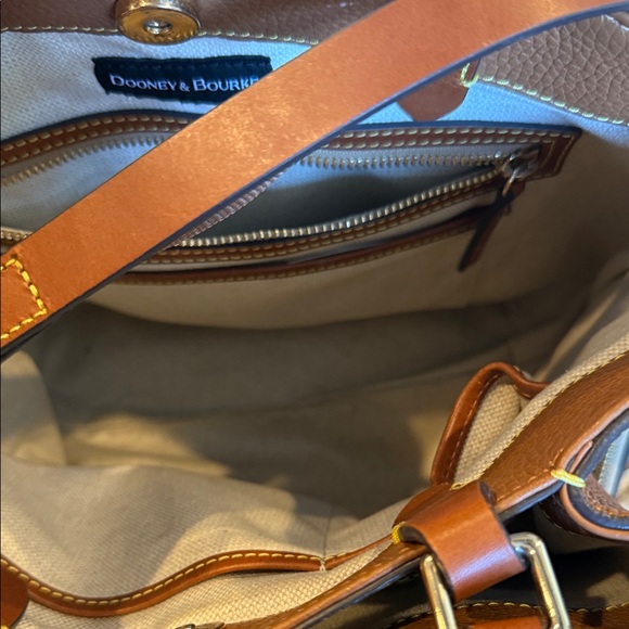Dooney Bourke Brown Leather Tote Bag main image 4